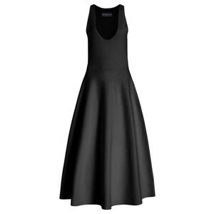 Brandon Maxwell Womens The Renee Compact Knit Mini Dress Medium Black  NWT $2495